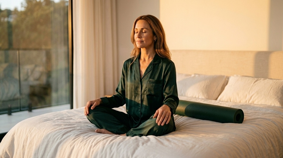 Утренняя йога: 3 ленивых упражнения прямо в кровати