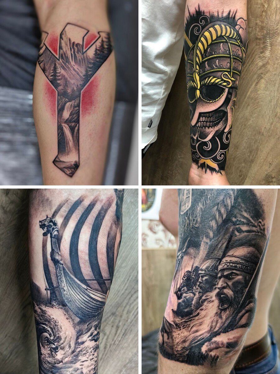Северная мифология в татуировках Ярослава Юркевича, резидента сети тату-студий Барака  📷
