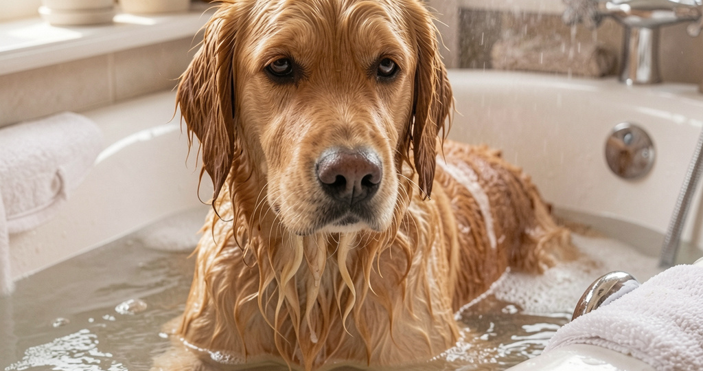 Безопасное купание: Ошибки, которые превращают банный день в ад для собаки