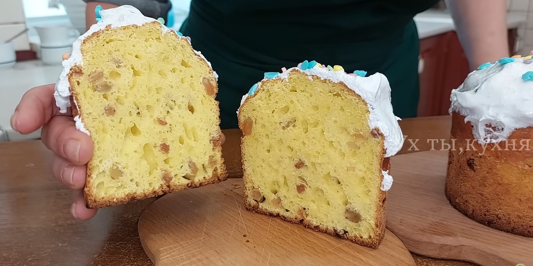 Куличи без дрожжей и расстойки.