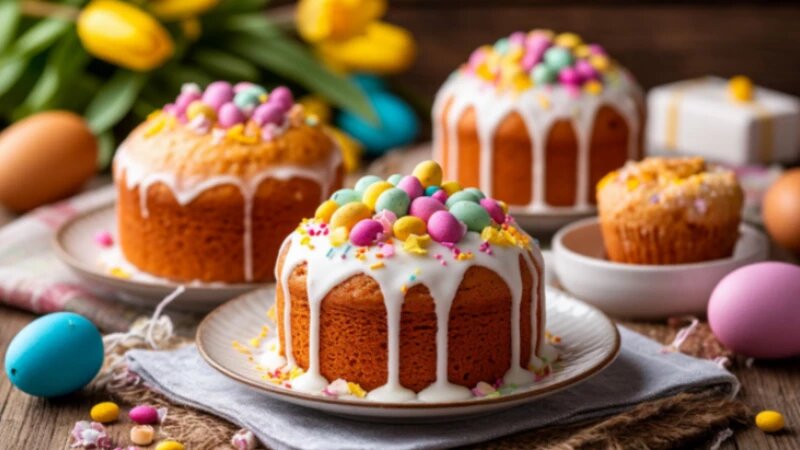     Пасхальный кулич. shedevrum.ai