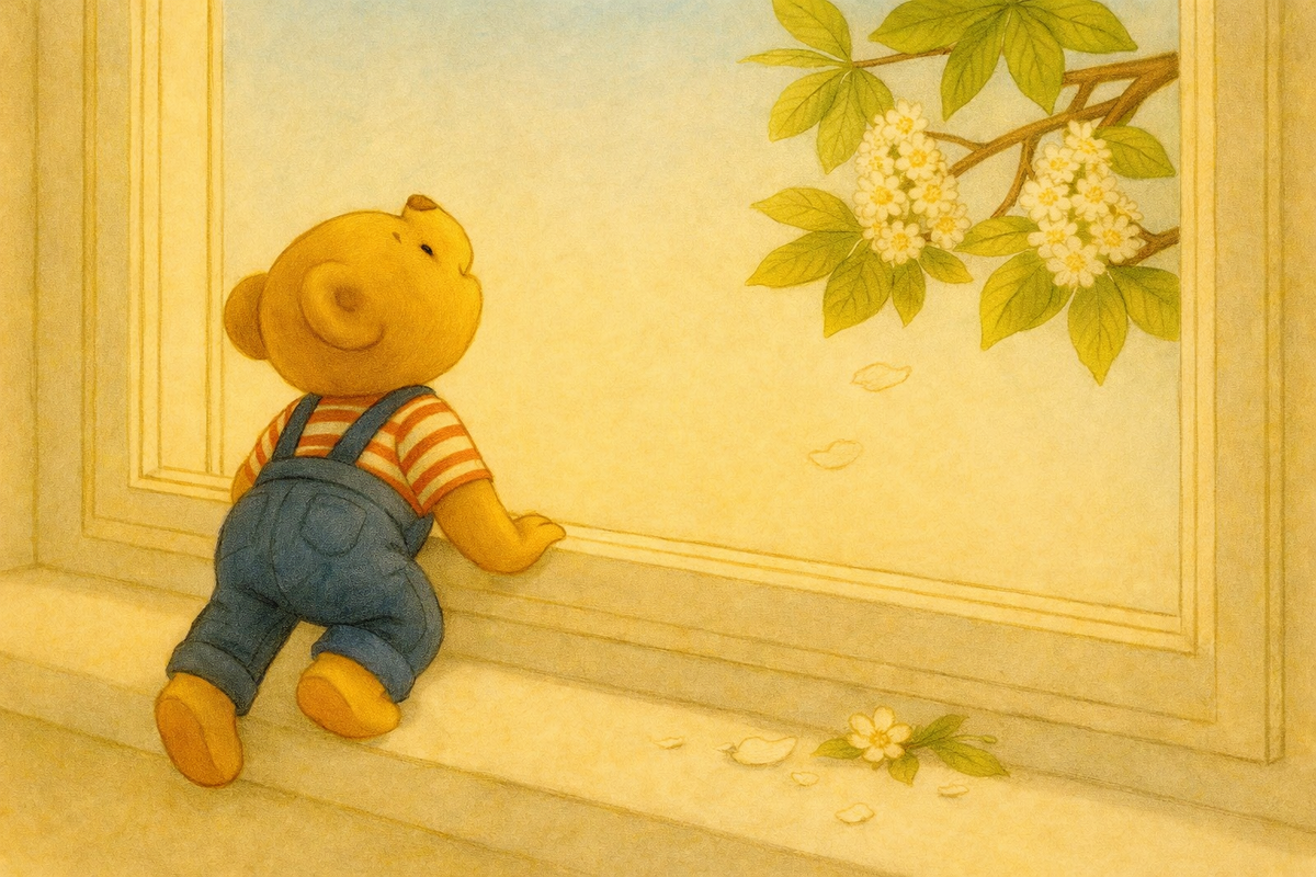 Каштан поздравляет медвежонка с Днем Рождения