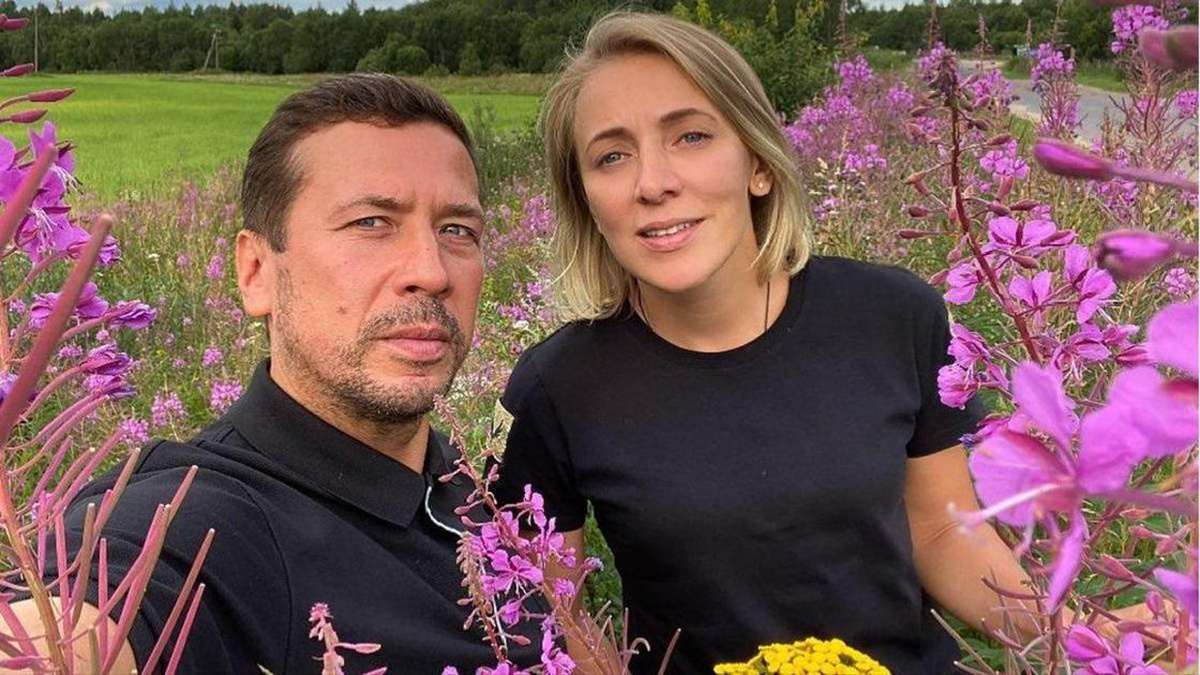    Андрей Мерзликин с теперь уже бывшей женой Анной. Фото: соцсети