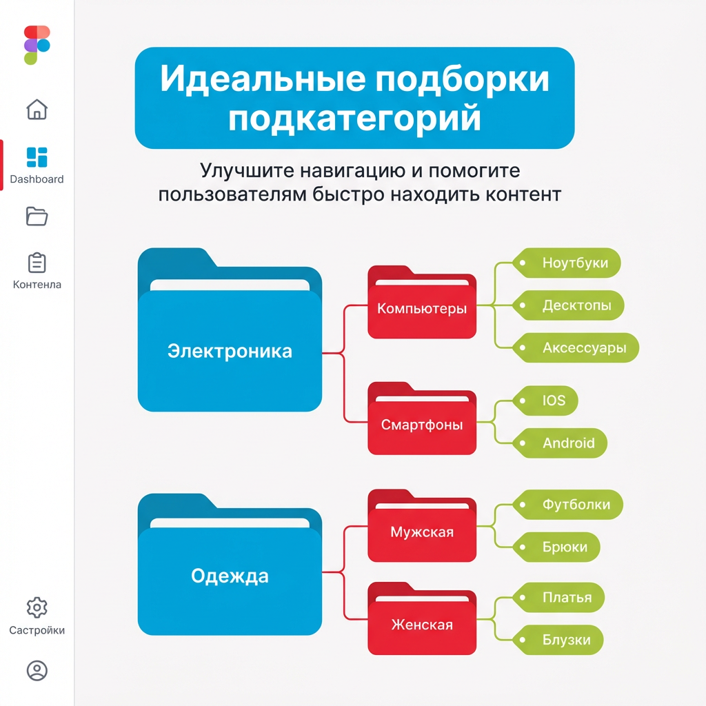   Создайте идеальные подборки подкатегорий для вашего сайта