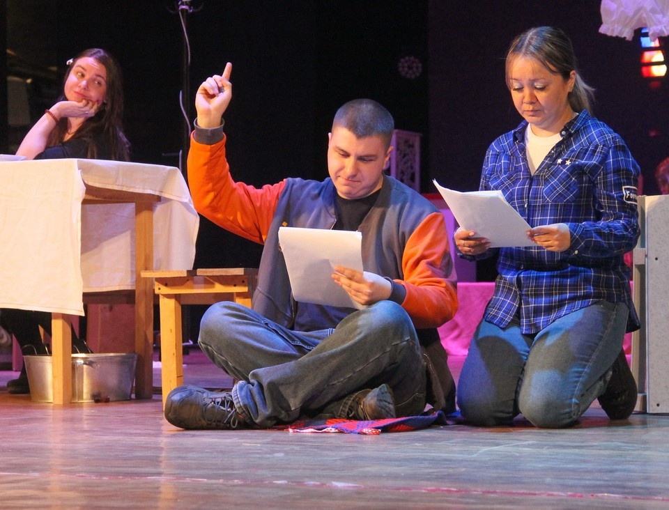    На репетиции царила непринужденная атмосфера. Виктор ЧЕРНЕНКО