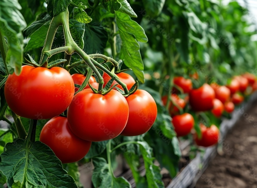 Томаты на кустах