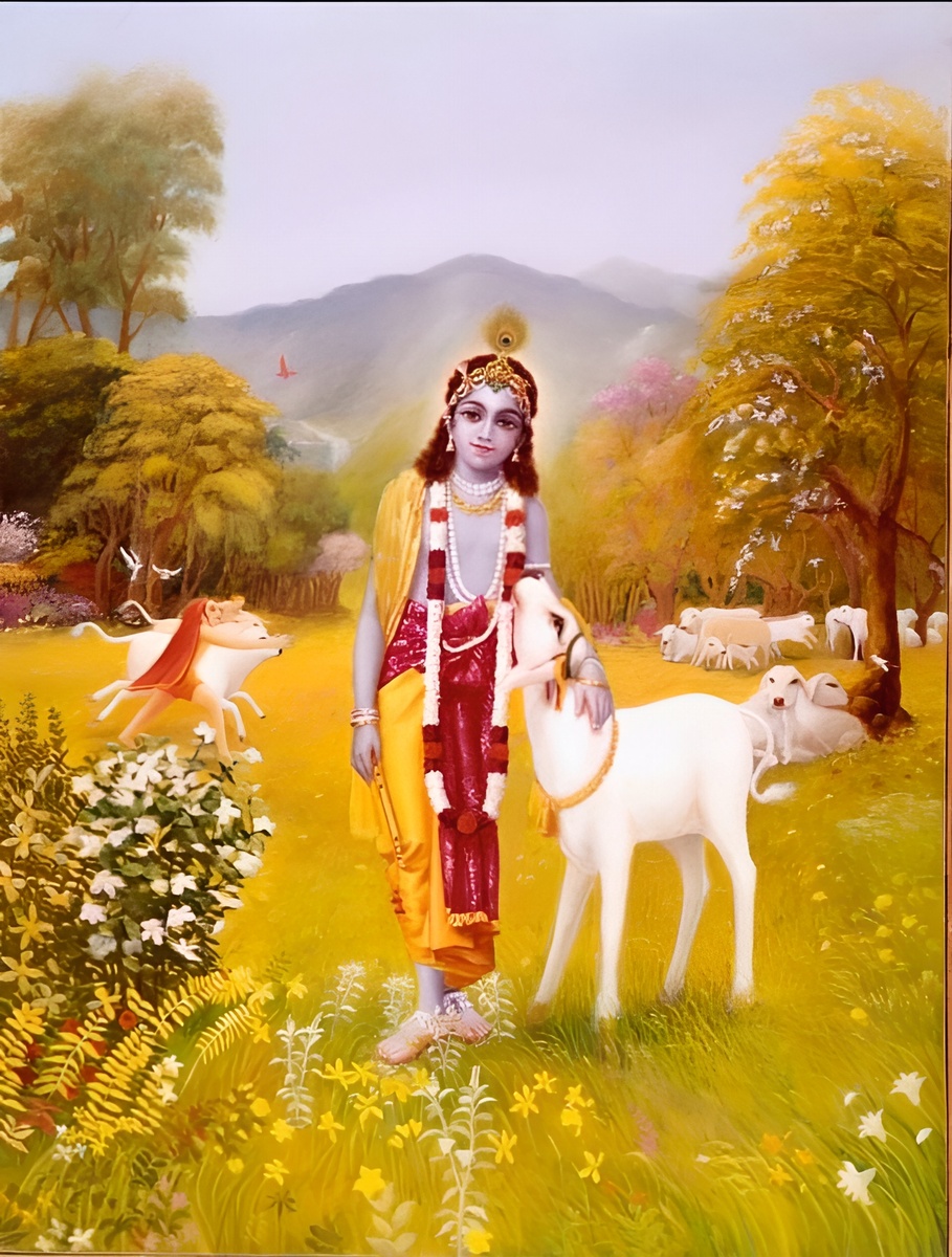 Кришна на Голоке