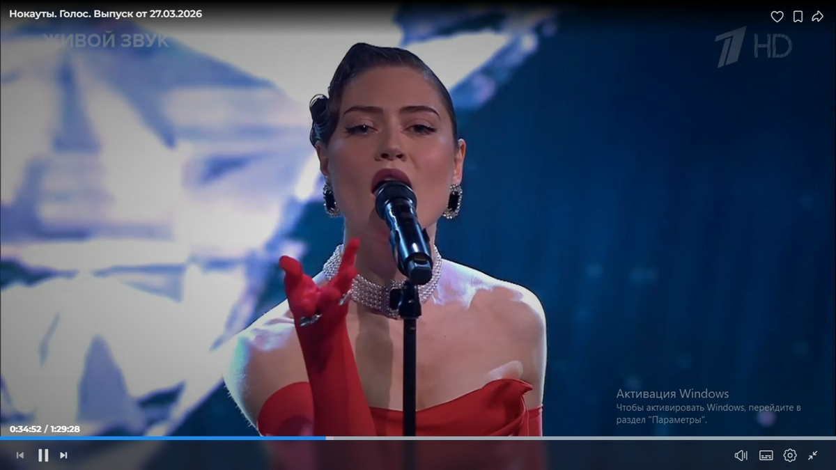 Кадр передачи. Фото автора. 