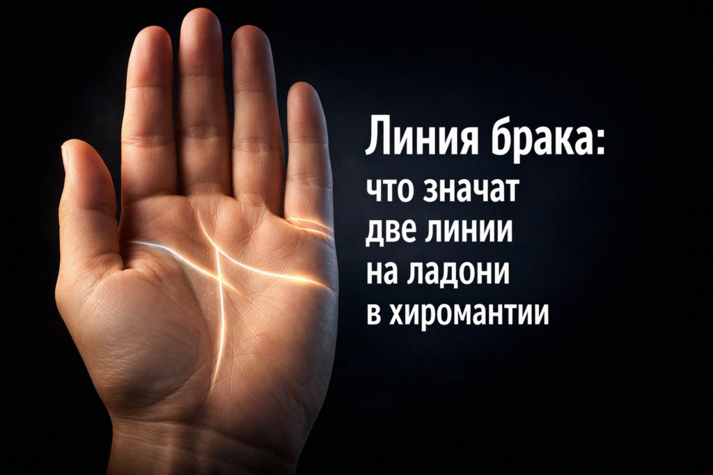    Две линии на ладони и их значение в хиромантии admin