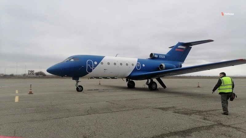    Самолёт Росгидромета прибыл на Ставрополье 25 марта Фото: Светлана Болотникова / ИА «Победа26»