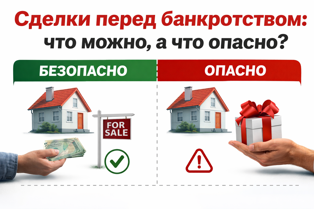 Сделки перед банкротством: что можно, а что опасно?