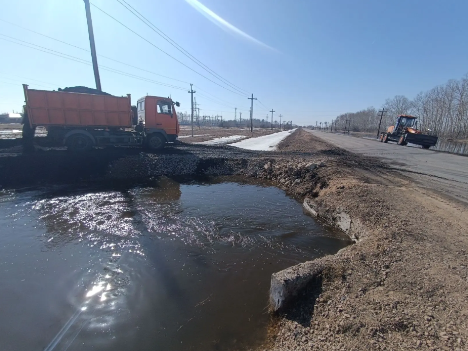    Талые воды в Михайловском районе. Источник: Канал Евгения Юрьева в Max