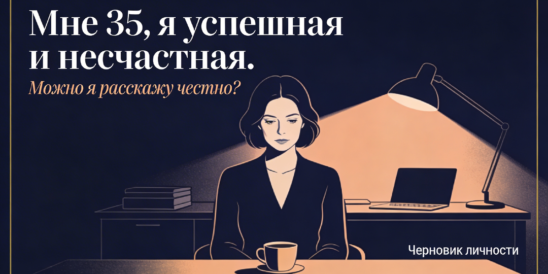 Мне 35, я успешная и несчастная. Можно я расскажу честно?