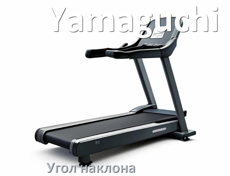 
Угол наклона беговой дорожки Yamaguchi поднять или опустить