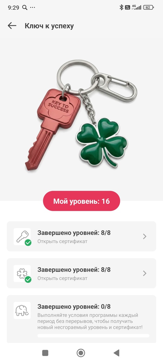 Скрин автора из личного кабинета 