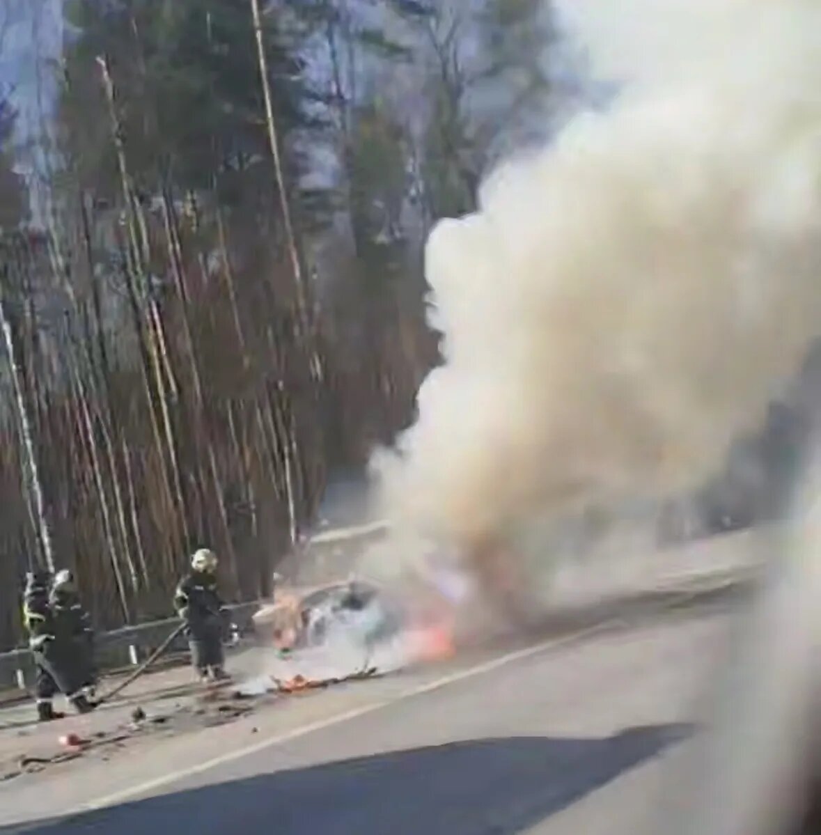    Фото: скриншот видео телеграм-канала «Мегаполис | ДТП и ЧП | Санкт-Петербург | Питер».