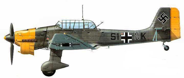 Пикировщик Ю-87 штука