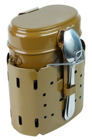 Не для держания ложки. Зачем котелку нужна насадка снизу, ведь это лишний вес. Видишь дырки