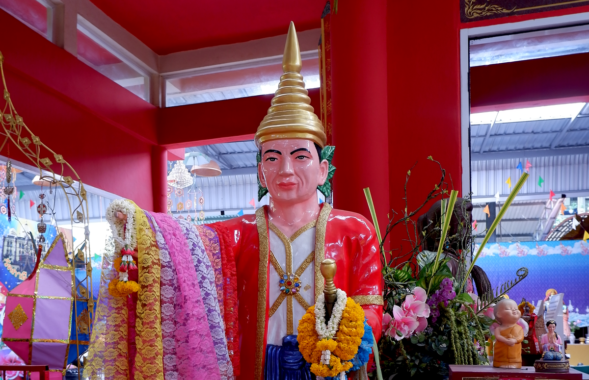 Фото автора: Тхеп Тан Чай (Бо Бо Джи) в одном из бангкокских святилищ.