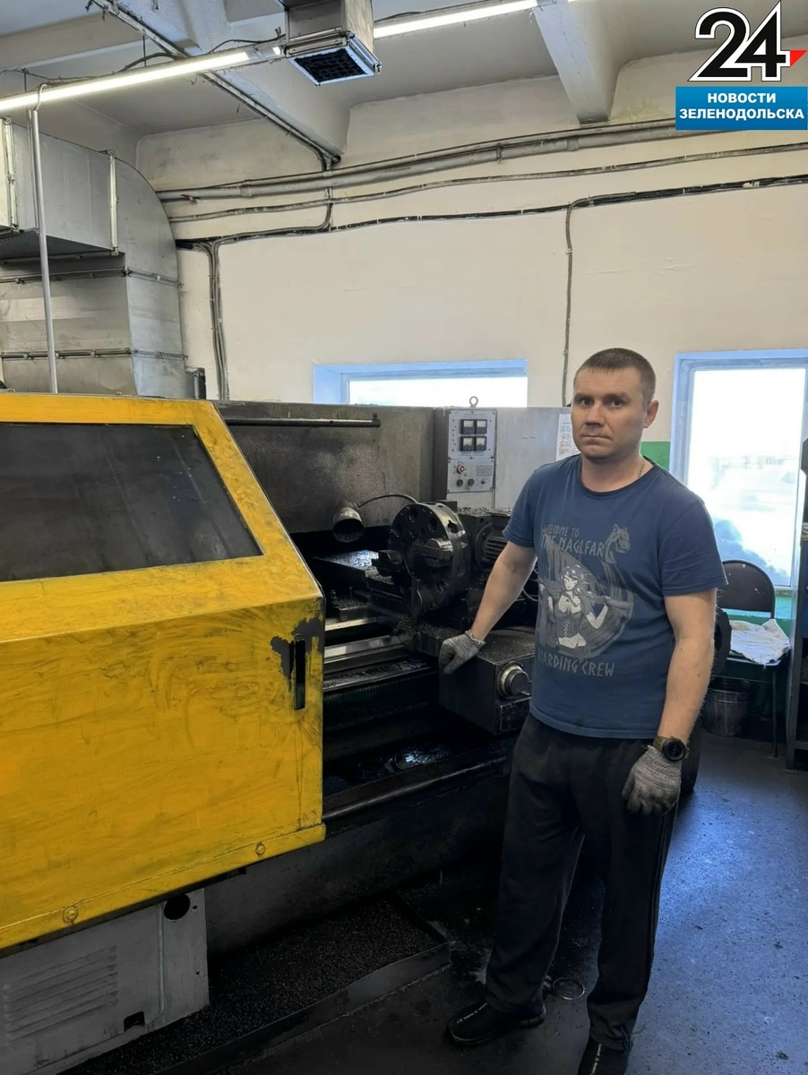 Ильдар Ямалетдинов, комиссовавшись по ранению, теперь встал за станок с ЧПУ