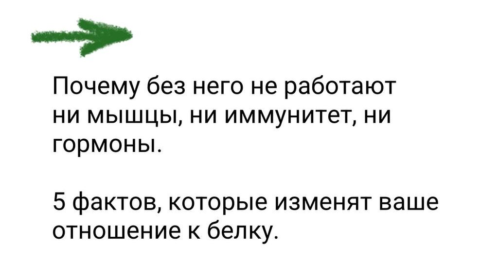 Сегодня в карточках разобрали почему белок — один из самых важных элементов питания для нашего организма