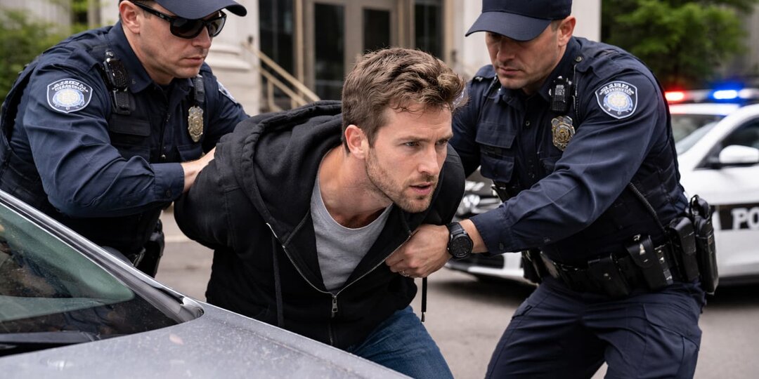 В США угонщик подъехал к зданию суда на слушание на угнанном автомобиле