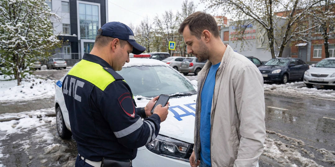 Нужно ли показывать телефон инсперктору ГАИ по его просьбе