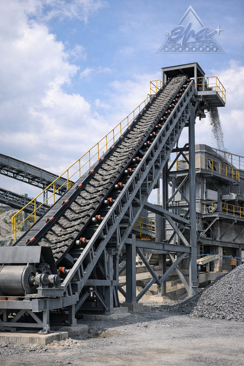 Наклонный конвейер хорошо работает тогда, когда его изначально подбирают под материал, угол и реальную нагрузку.