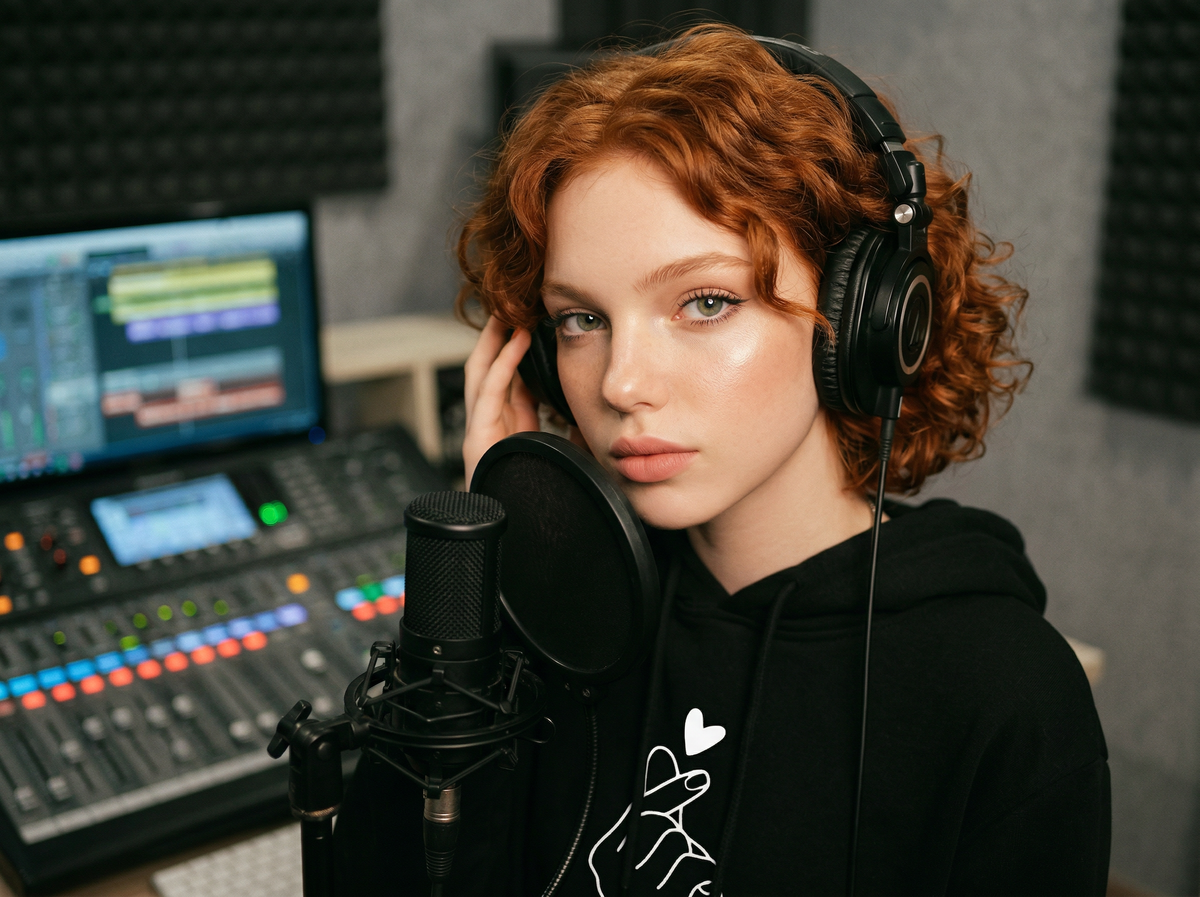 Lira Ultra в музыкальной студии