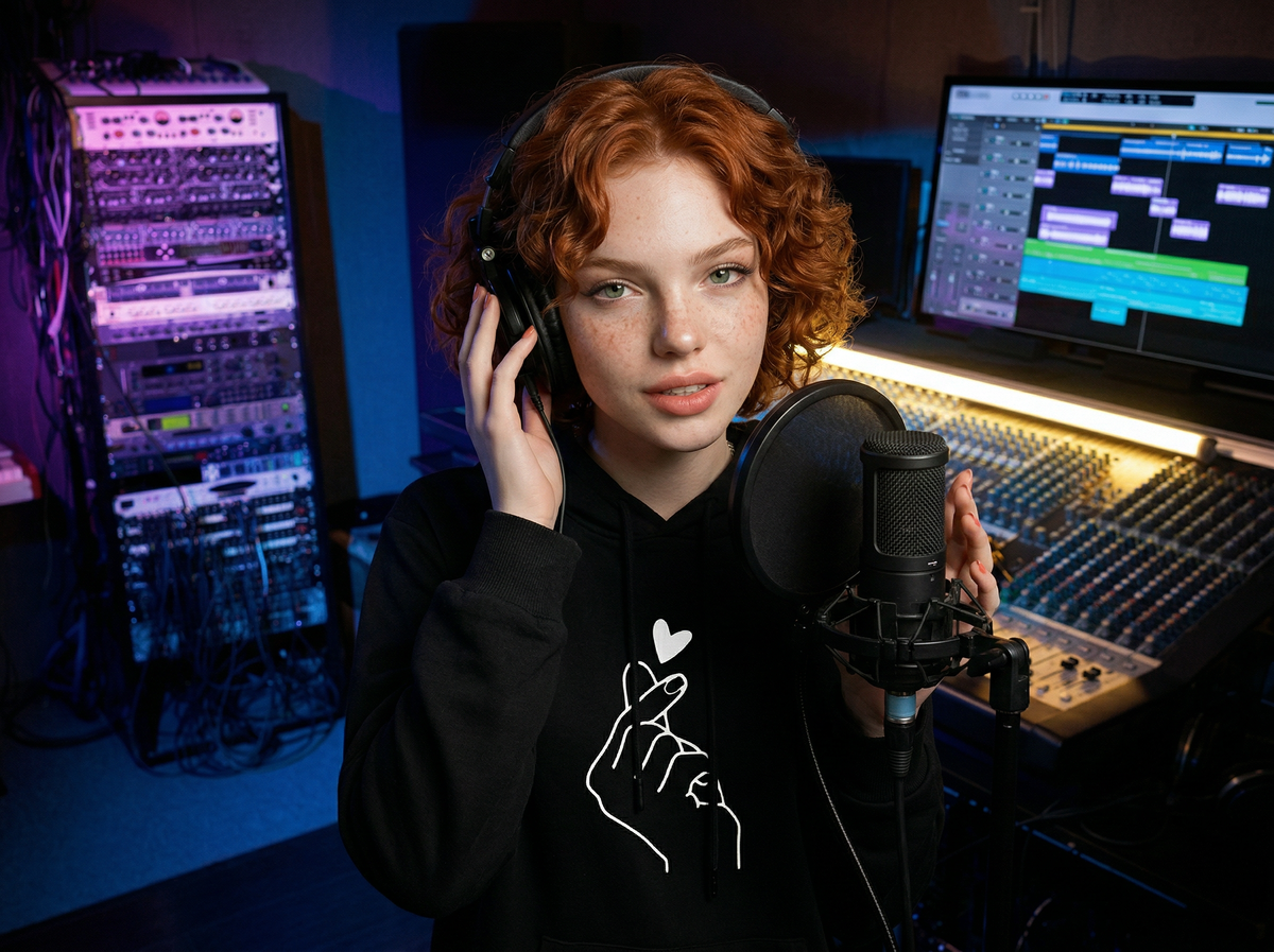 Lira Ultra в музыкальной студии