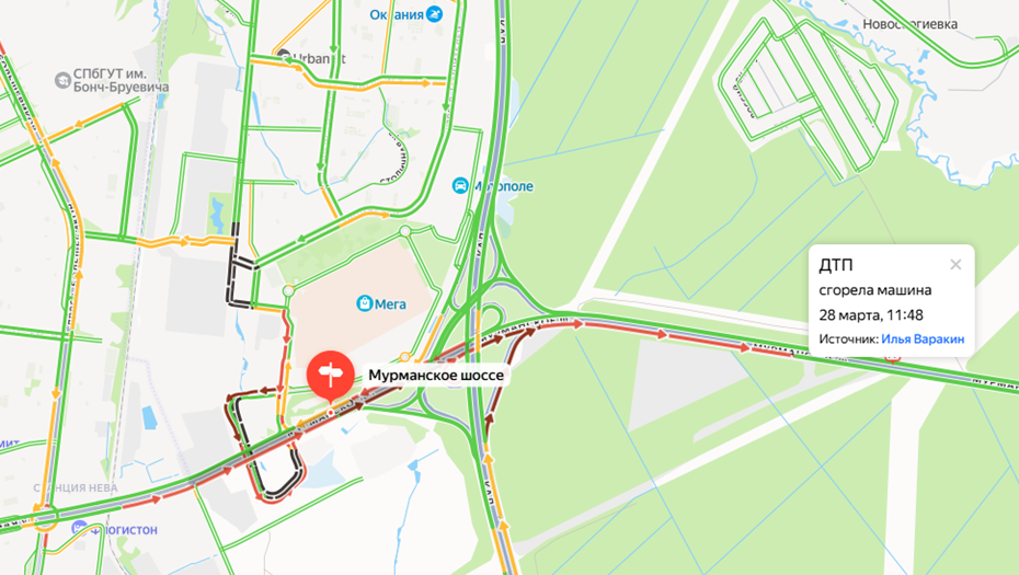    Автор фото: "Яндекс Пробки"