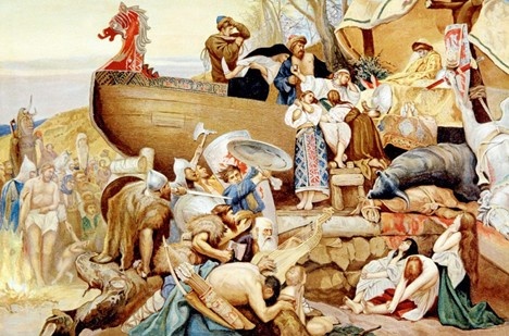 Генрих Семирадский. Похороны знатного руса Фото из открытого доступа