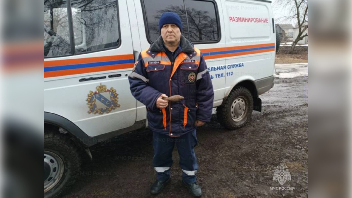    Мину времен ВОВ нашли в Касторенском районе Курской области