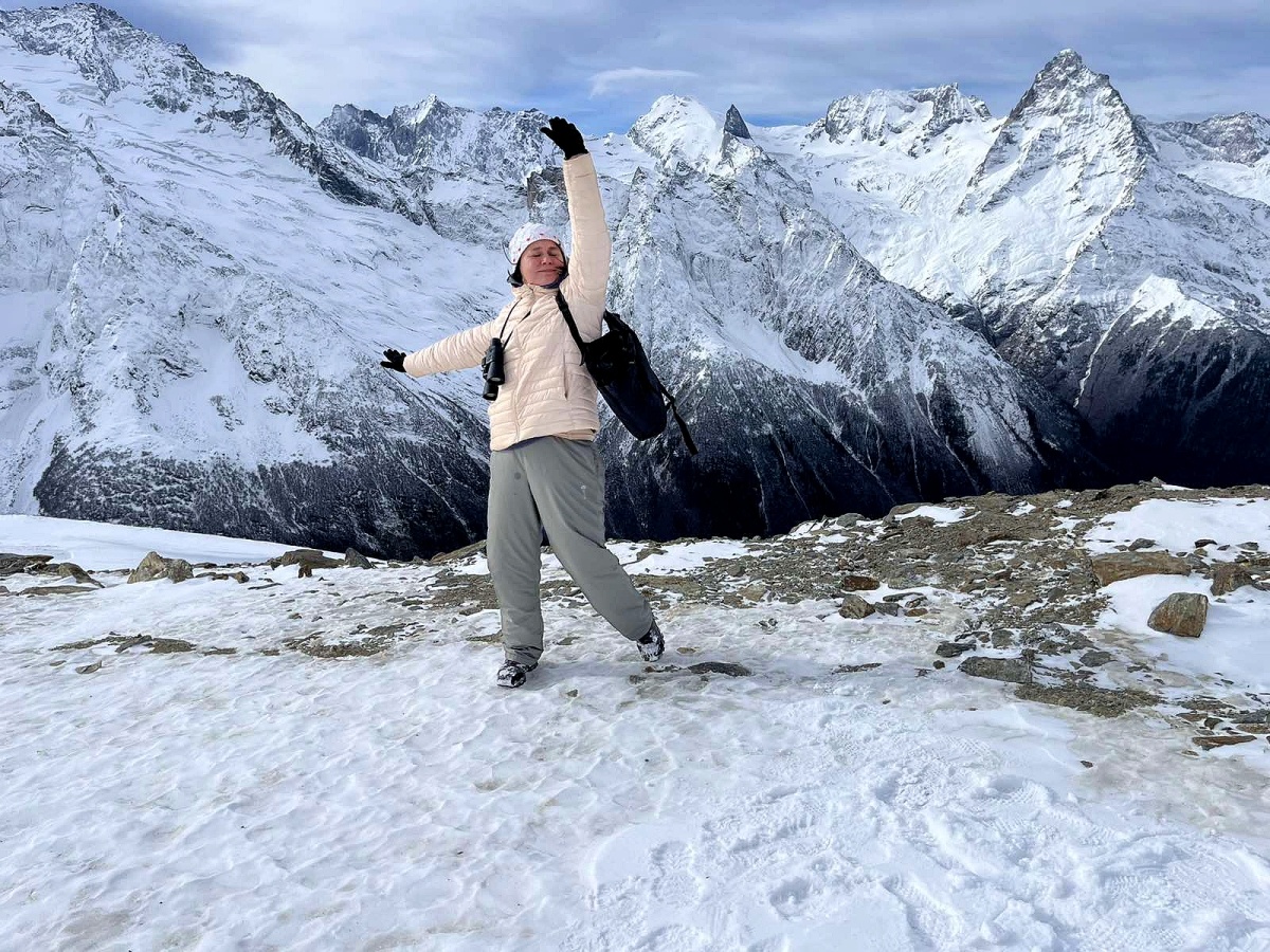 Домбай, ноябрь