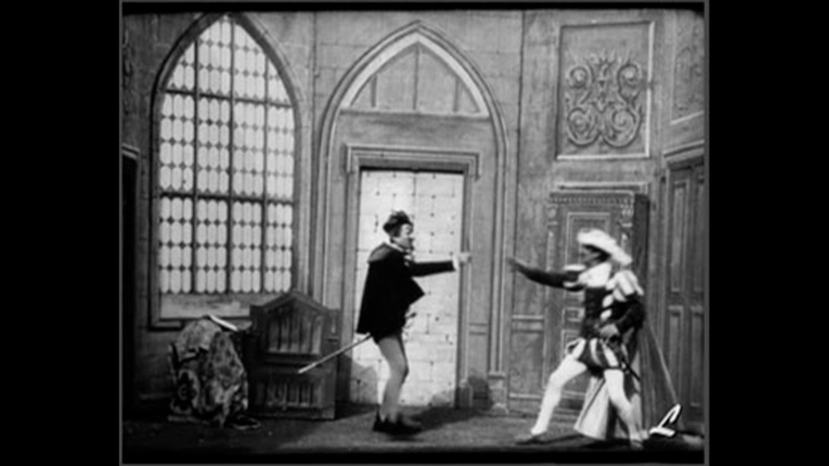 Кадр из фильма «Фауст и Маргарита» (1897 г.) 