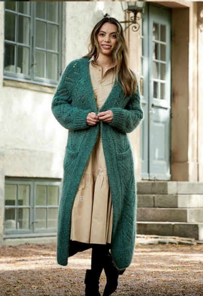 кардиган спицами