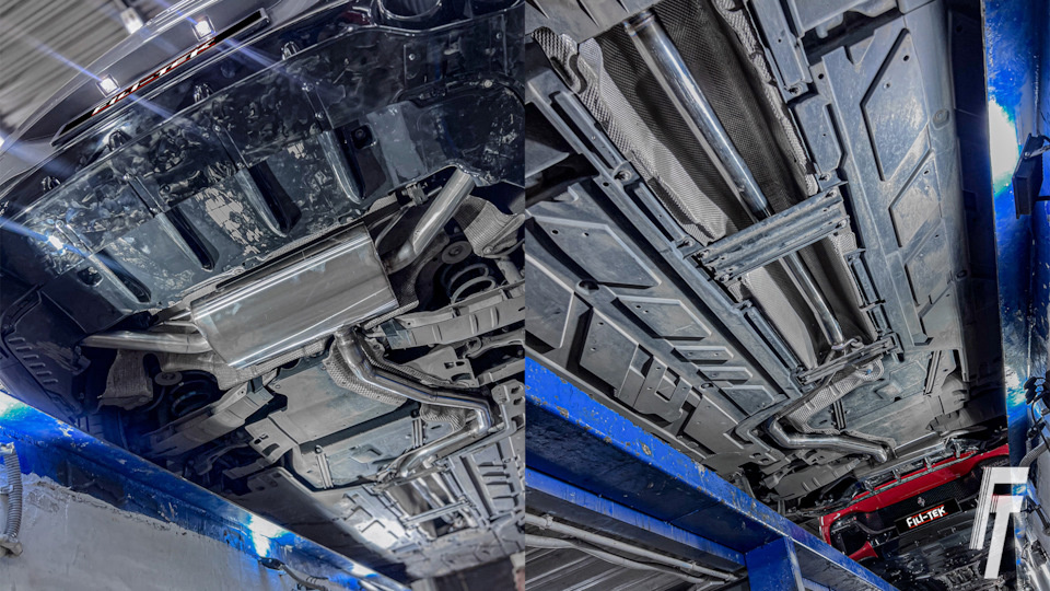 Новый выхлоп и диффузор на Mercedes CLA 200