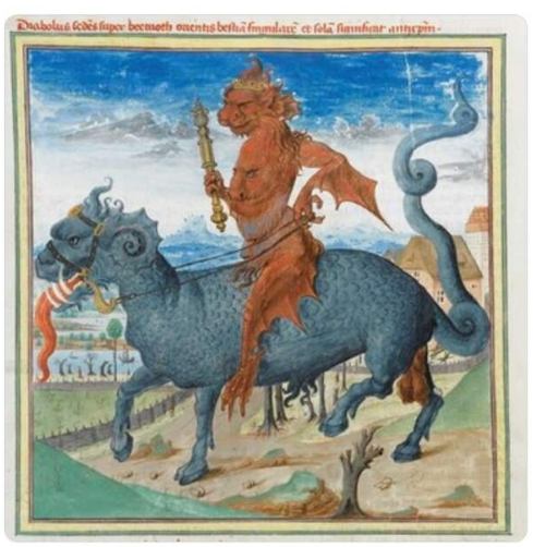 Бегемот восседающий на Левиафане.