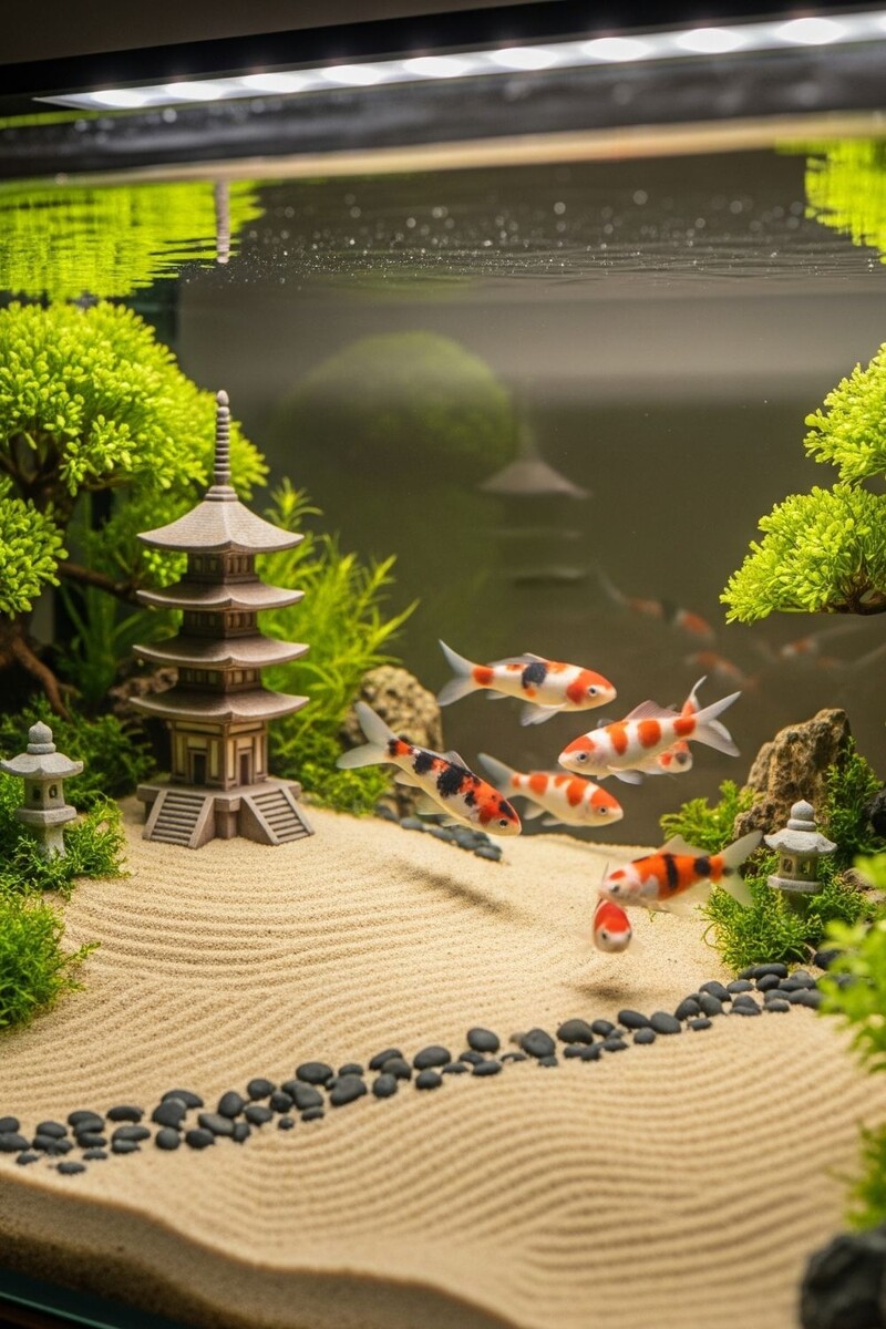 Аквариум — миниатюрный подводный мир, где грунт служит фундаментом всей экосистемы