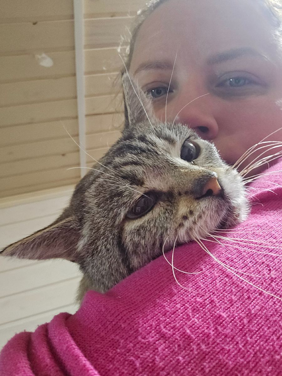 Фото автора. КотЯ оооооочень хочет жить.