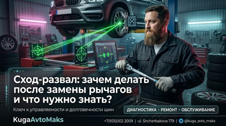 Развал-схождение: зачем делать после замены рычагов и что нужно знать?