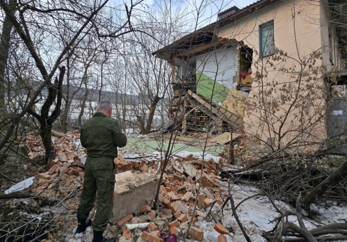 Во Владимире рухнула стена многоквартирного дома