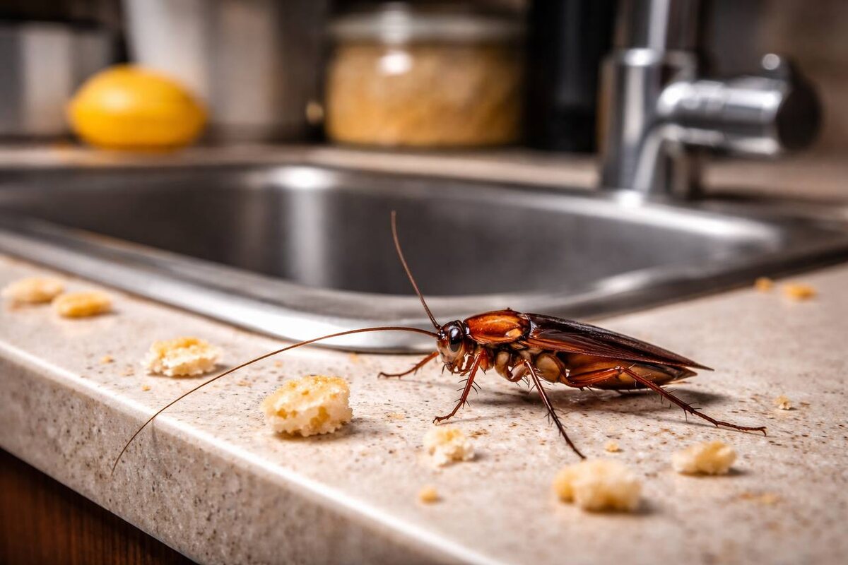 Тараканы могут появляться снова даже после обработки, если не устранена причина их появления.