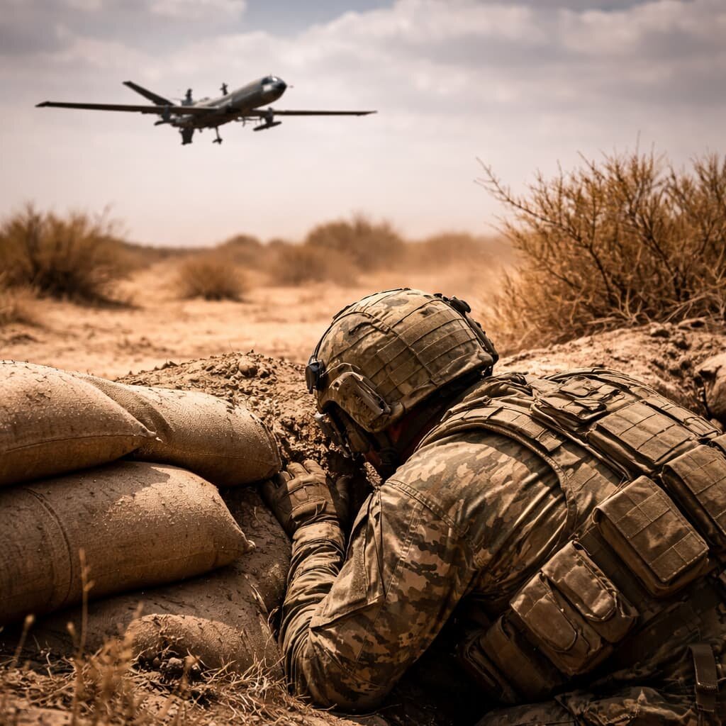 Любая деталь, выбивающаяся из естественного фона, становится целью для артиллерии, снайпера или оператора дрона.