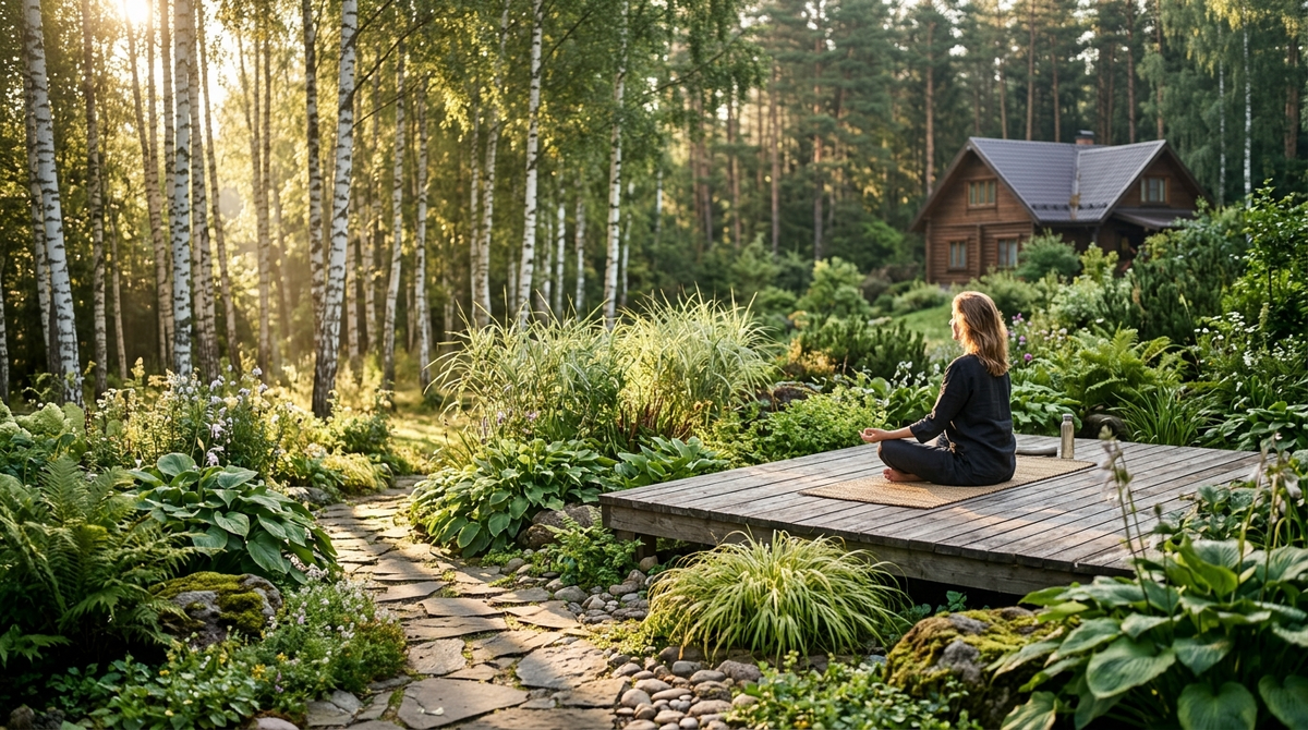 Йога платформа в Истринском районе.