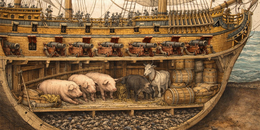 Парусный линкор изнутри: то, чего не показывают в кино