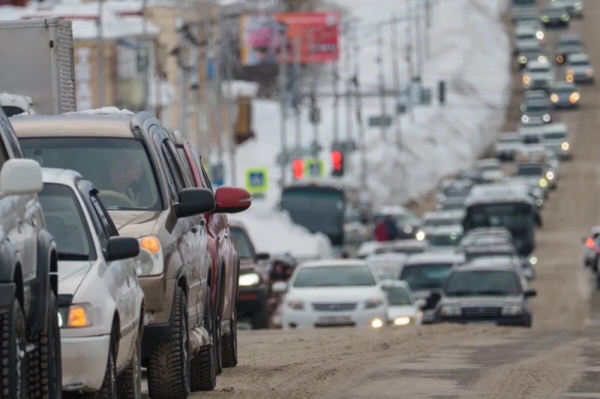    На трассе М‑4 «Дон» в Ростовской области образовалась пробка