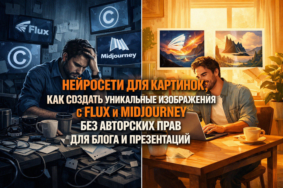    Как выбрать между нейросетями Flux и Midjourney для вашего блога? Узнайте о генерации уникальных изображений и авторских правах! Артём Качанов