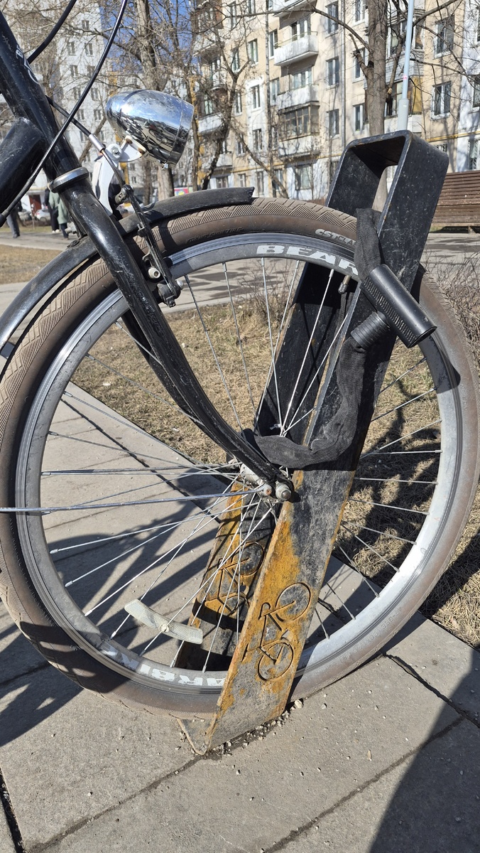 Один из примеров велозамка