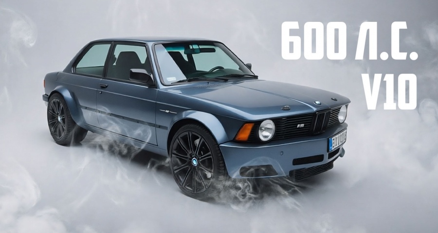 Демонический BMW E21 скрывает под кузовом начинку от BMW M5 с 600-сильным V10